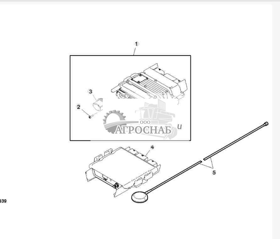 Контроллер шлюза модульной телематики и спутникового модуля JDLink™ 